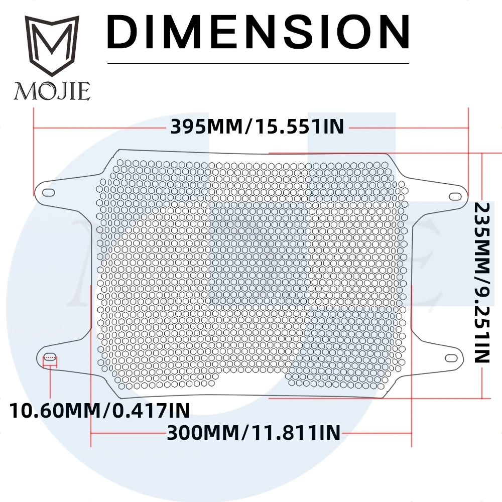 For Husqvarna Vitpilen 701- Svartpilen 701- Motorcycle Radiator Grille Guard Cover Fuel Tank Protection Net