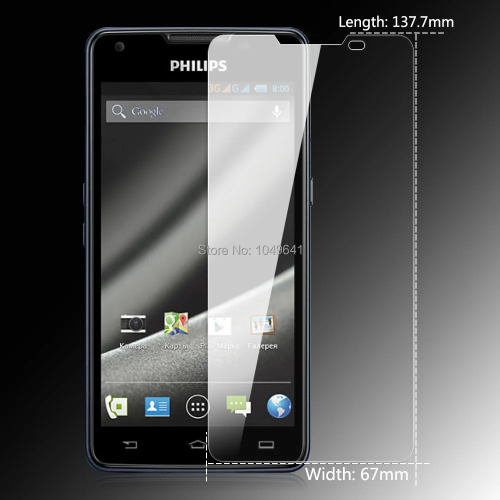 JONSNOW для Philips W6610 закаленное стекло 2.5D 9H Защитная пленка Взрывозащищенный ЖК экран