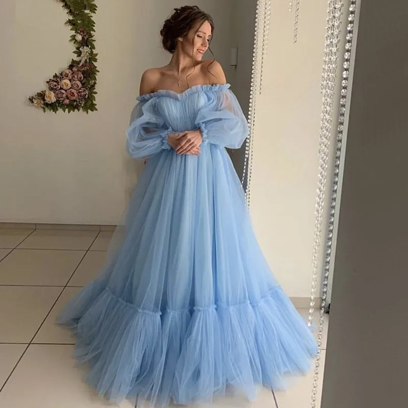 Tulle Formal Dresses Evening Party Wear 