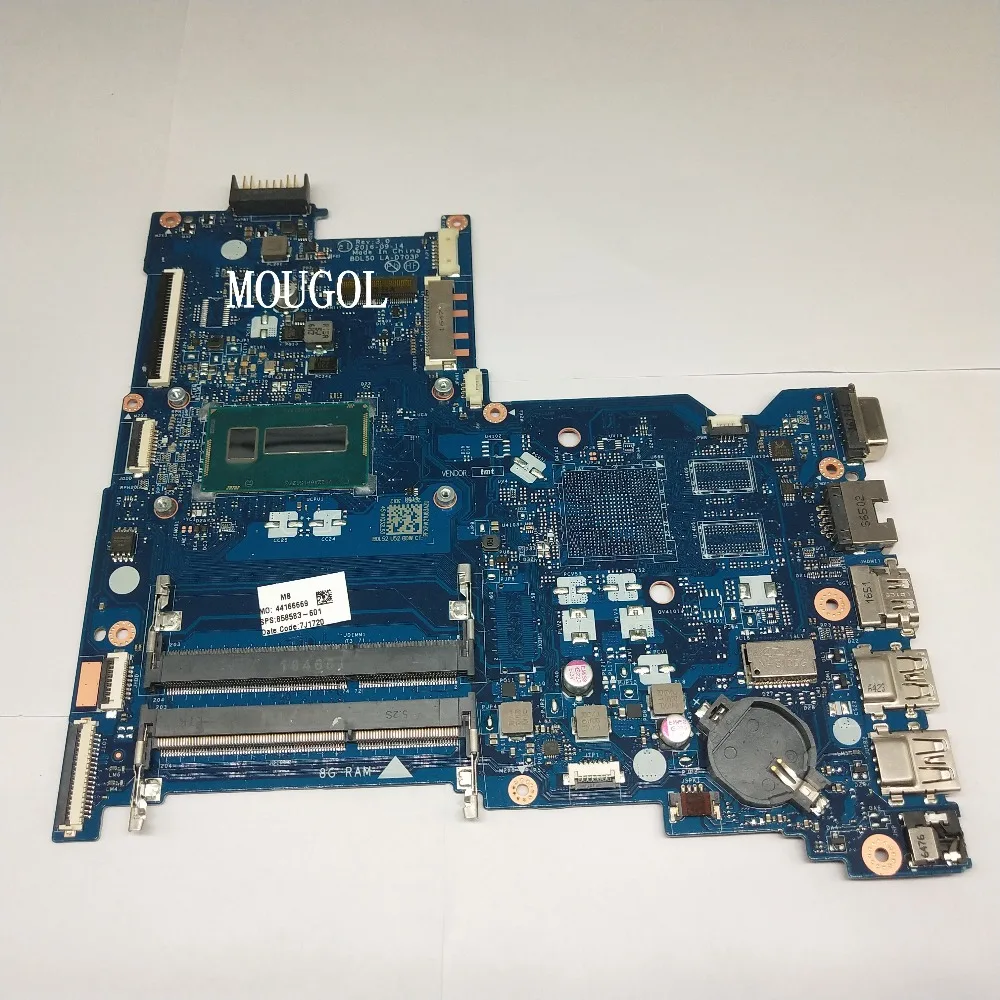 

BDL50 LA-D703P Mainboard I3-5005U FOR HP 15-AY Laptop Motherboard 858583-501 858583-601