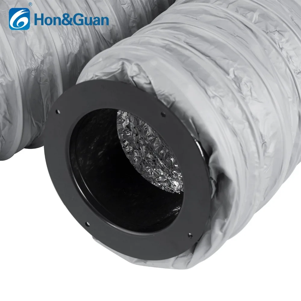 2.5/5m Home Duct Super Silencer Flexible Exhaust Pipe Ventilation Vent Hose Duct Outlet for Air Conditioner Tube Dia 100mm 200mm 2.5/5m Home Duct Super Silencer Flexible Exhaust Pipe Ventilation Vent Hose Duct Outlet for Air Conditioner Tube Dia 100mm 200mm