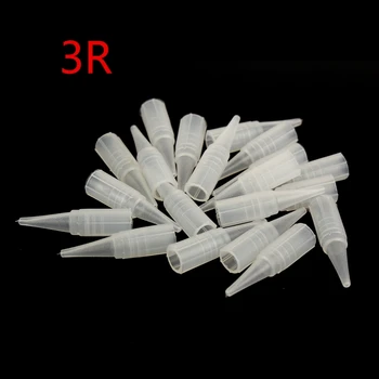 

YILONG 100pcs 3R needle tips For Permanent Eyebrow Makeup Good Quality Traditional Tattoo Needle caps free shipping