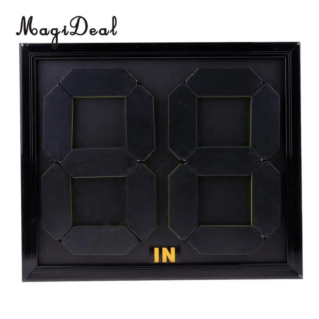 MagiDeal Football Substitution Card Soccer Substitution Board Fluorescent Display - Anti-aging, Beautiful and Practical