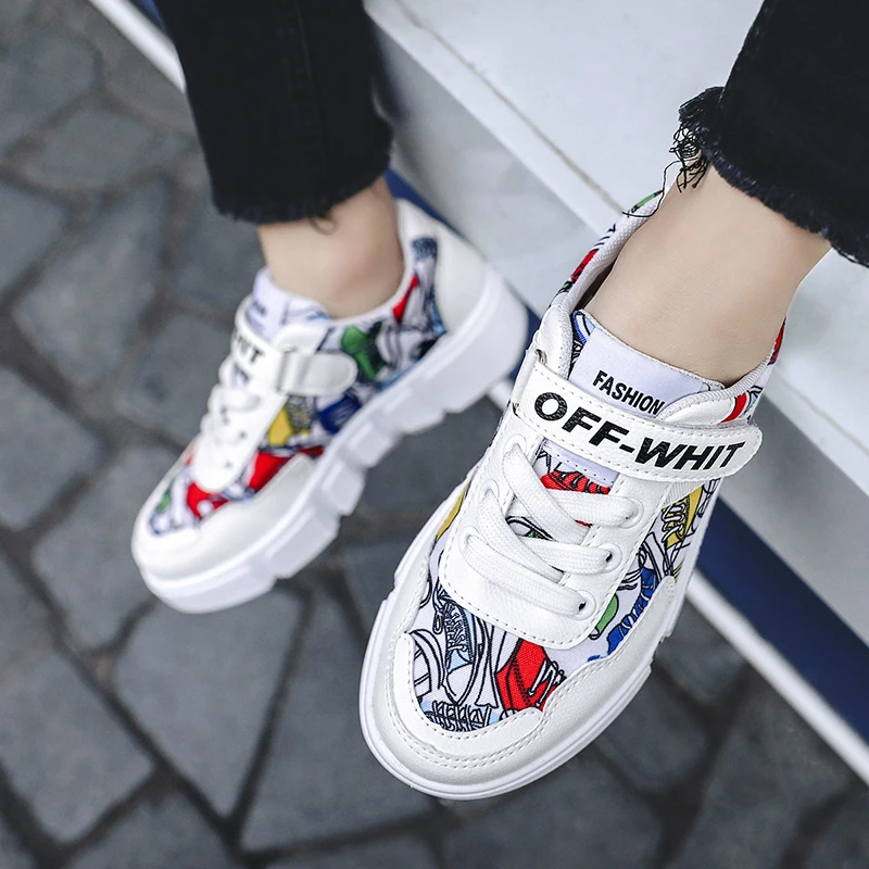 

2019 New Brand Children Shoes Outdoor Sports Shoes for Kid Newest Design Indoor Anti-slip Sneakers Boys Girls Flats Casual Shoes