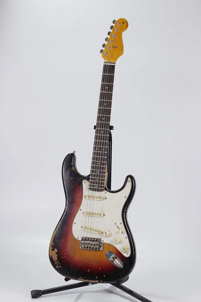 

Handwork Aged Relic Electric Guitar,with Alder Body in Sunset color, Aged guitar parts, Real photo showing,free shipping