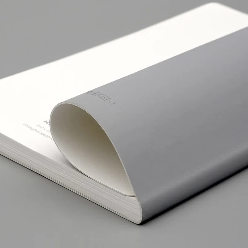 2 шт./лот Xiaomi Mijia Kaco зеленый благородный бумажный блокнот PU Обложка слот книга для офиса путешествия подарок Роскошная записная бумага Дневник Книга - Цвет: gray