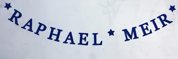 

Personalized Boy Birthday Party Name Bunting Navy Blue Star Banner Flag Handmade Baby shower Decorations Nursery Room Garland