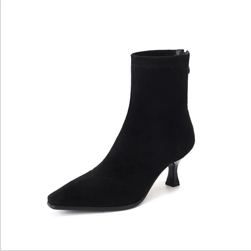 

Spring new hollow coarse sandals high-heeled shallow mouth pointed baotou shoes work shoes women Female sexy high heels