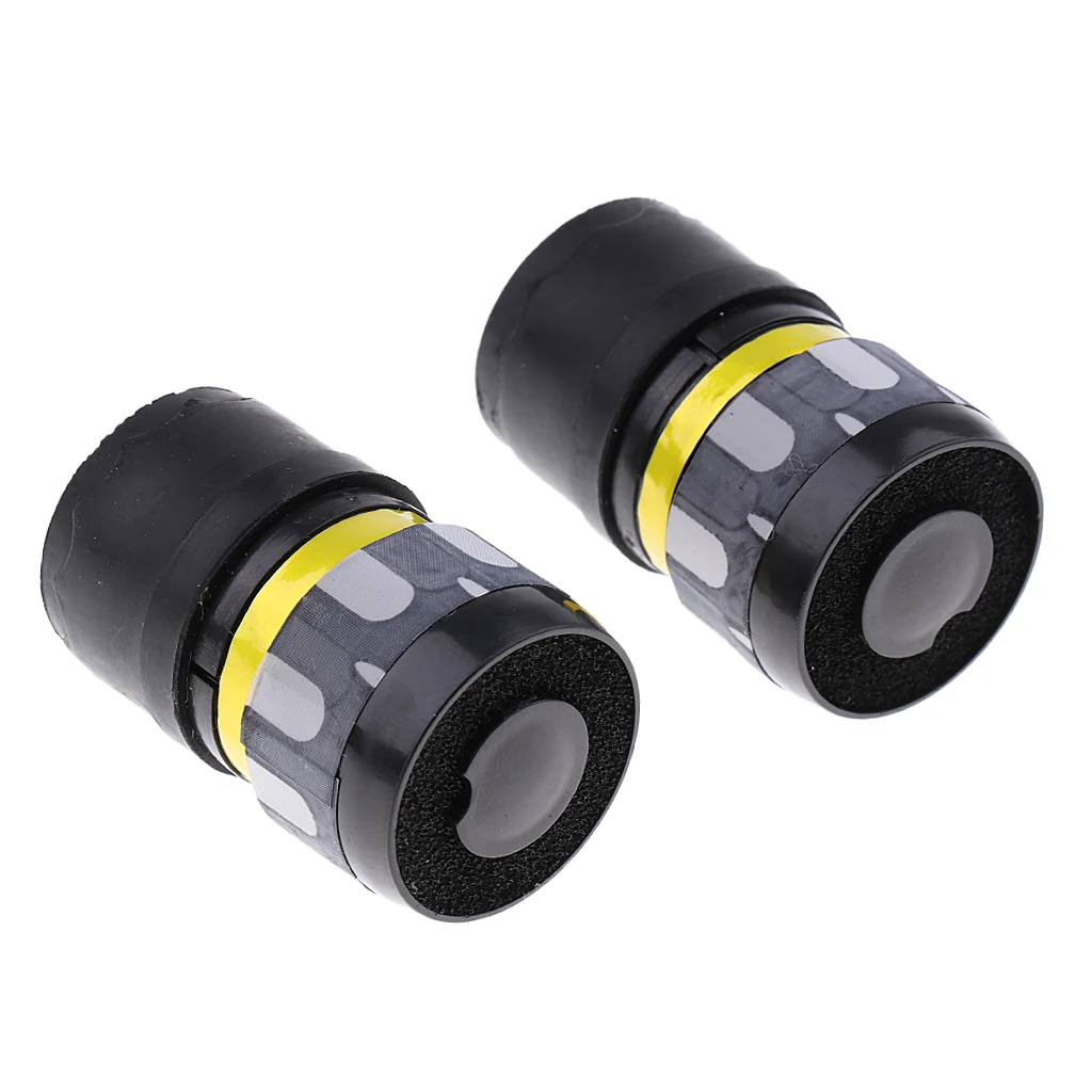 2x Black Dynamic Microphone Mic Core Cartridge for Handheld Karaoke KTV Microphone Parts