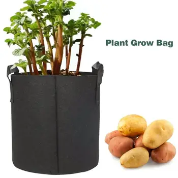 

PE Bag Potato Cultivation Planter Grow Bags Strawberry Vegetable Tomato Home Garden Planting Pots Foldable Plant Grow Bag Tools