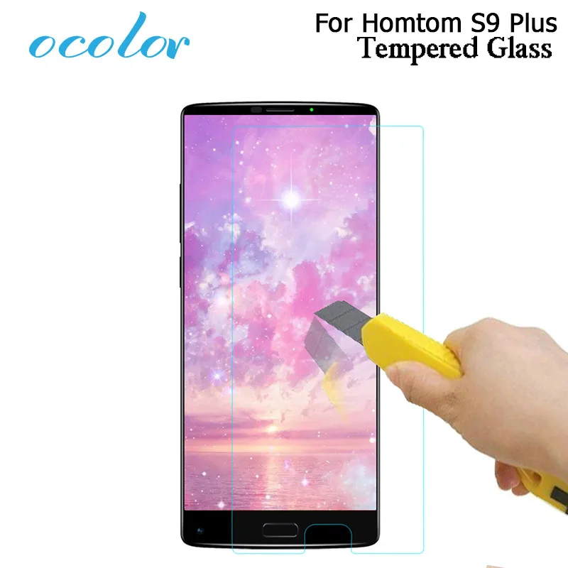 

ocolor For Homtom S9 Plus Steel Tempered Glass Film Protective Replacement Screen Guard For Homtom S9 Plus Mobile Accessories