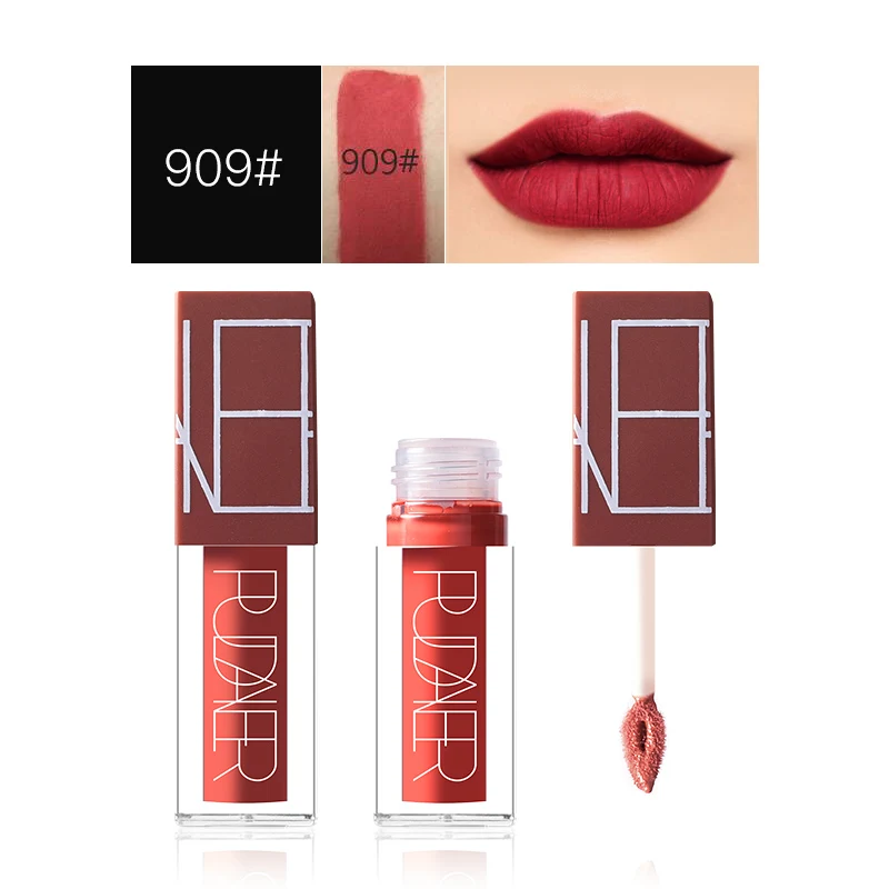 

Matte Velvet Lip Gloss Sexy Waterproof Matte Lip Glaze Fashion Woman Nutritious Liquid Lipstick Lips Tint Moisturizer Beauty
