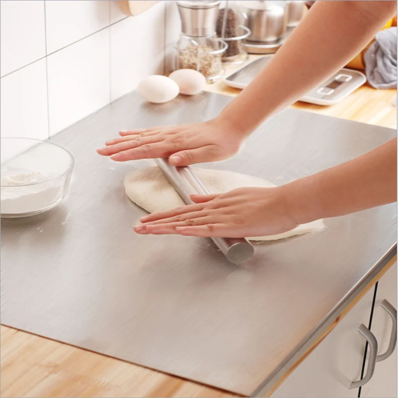 

Stainless Steel Bakeware Cutting Baking Mat for Dough Pastry Rolling Mat Boards Pad Pastry Board