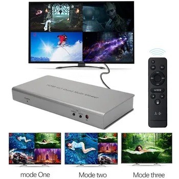 

4X1 HDMI Switch Multi-viewer HDMI Quad Screen splitter Real Time Multiviewer Game HDMI seamless switcher function full 1080P 3D