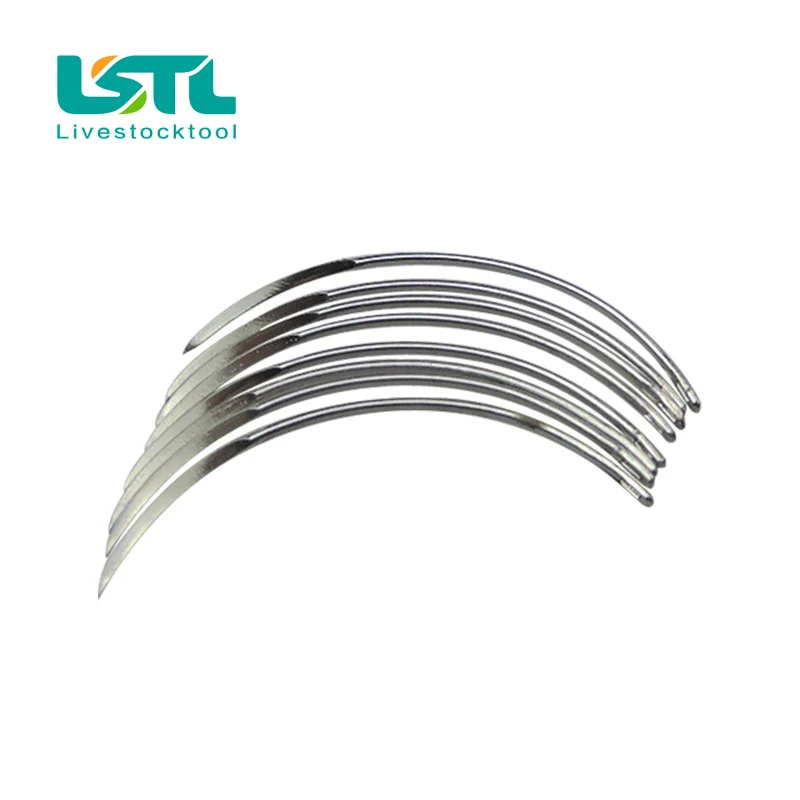 Ветеринарная нить Полукруглая для домашней птицы|needle suture|needle stitching |