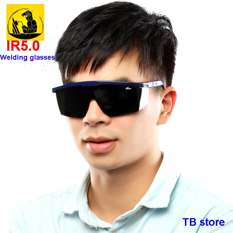 AL026 IR5.0 сварки очки специальности 5,0 ультрафиолетового инфракрасного безопасности очки для сварки газовым сталеплавильного полированная