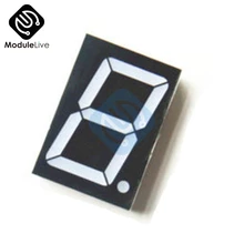 10 Spilli 10 P 1.8 pollici 1 Bit Cifre Scavare Rosso Display A Led 7 Segmenti Catodo Comune Digital Display Elettronico PCB Consiglio Modulo Fai Da Te