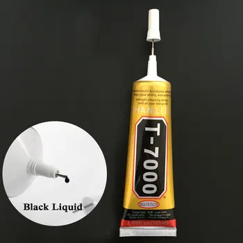 

50ml T7000 Glue Multipurpose Adhesives Super Glue T-7000 Black Liquid Glues For Diy Crafts Glass Phone Case Metal Fabric