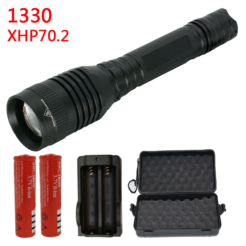 Тактический светодиодный фонарик Litwod Z20 CREE XLamp XHP70.2 32 Вт с чипом 18650 3200lm мощный зум для охоты светильник - Испускаемый цвет: Option D