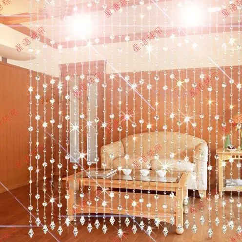 Rideau de perles de cristal perles de rideau pour la partition porte ... Rideau de perles de cristal perles de rideau pour la partition porte ...