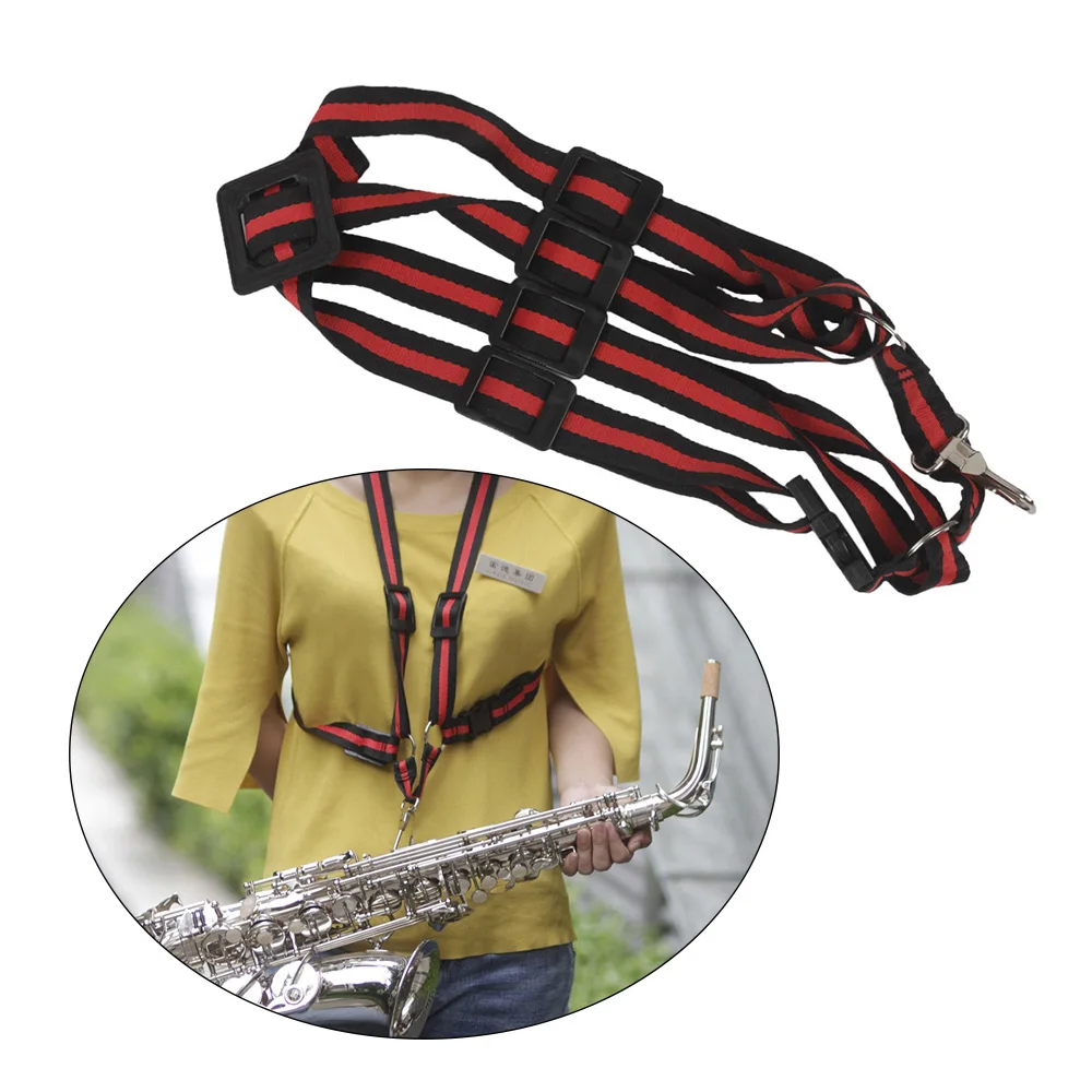 Buy Adjustable Saxophone Shoulder Strap Sax Strap Cross Body Style for