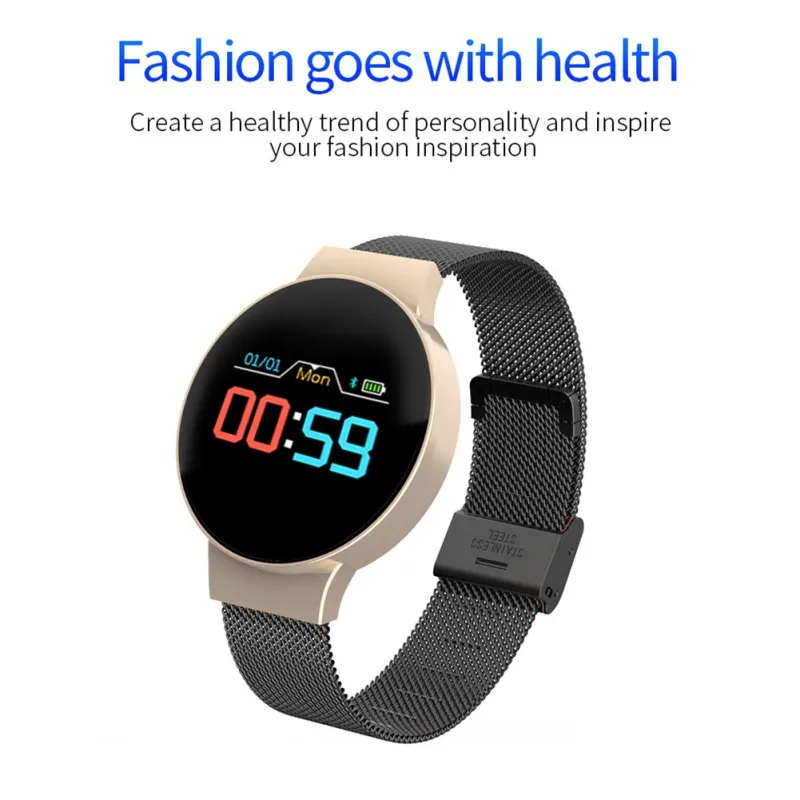 

1.0inch IP67 Waterproof TFT Color Screen Fitness Track Smart Watch Health Heart Rate Monitor Smart Bracelet Smart Wristband