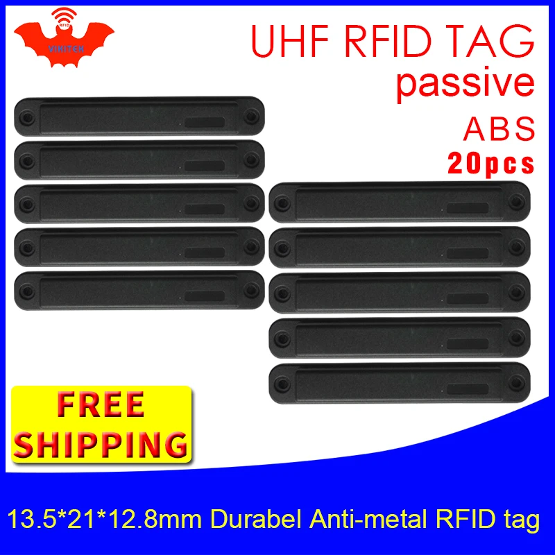 UHF RFID Метка 915 м 868 МГц EPC 13 5*21*12 8 мм 20 шт. Бесплатная доставка прочная коробка материал АБС пластик смарт карты