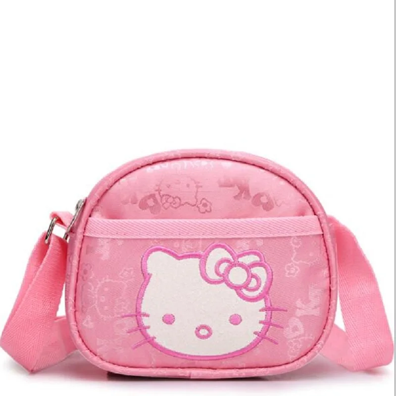 

Pink Women Bags Hello Kitty Fashion Women Shoulder Bags Children Cute High Quality Zipper Coin Bags Girl Bag Gift