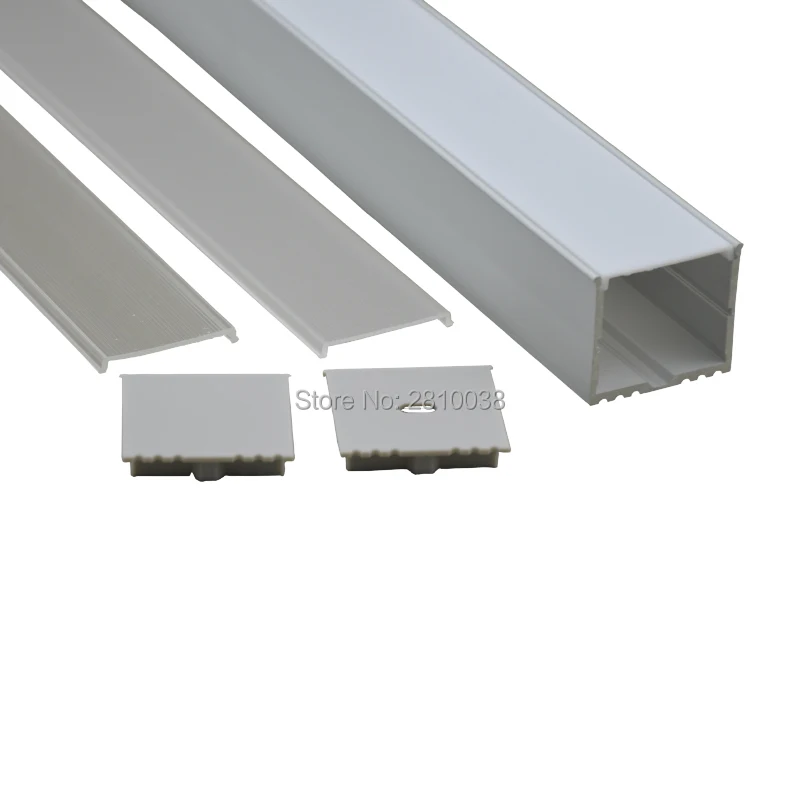 10 X 1M Sets/Lot U Style Anodized Aluminium U profiel and decorative aluminum extrusions for ceiling and wall lights
