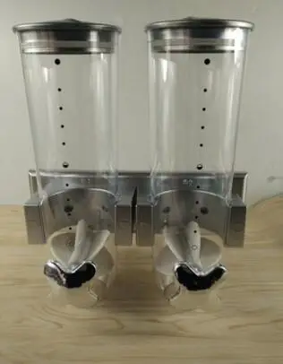 

1.5LX2 Wall mounted Double cereal dispenser Storage Bottles & Jars