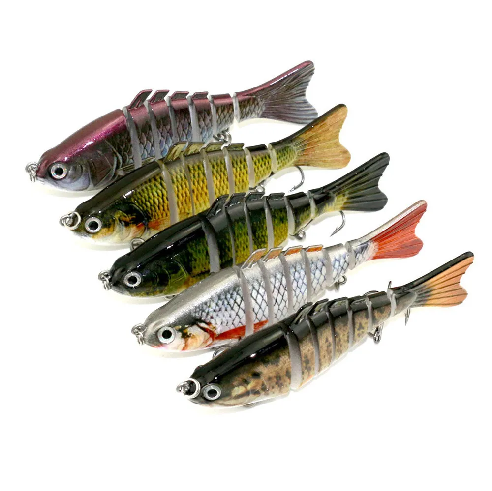 Fishing Lures Lifelike Multijointed 7 segement Pike Fishing Lure Fake