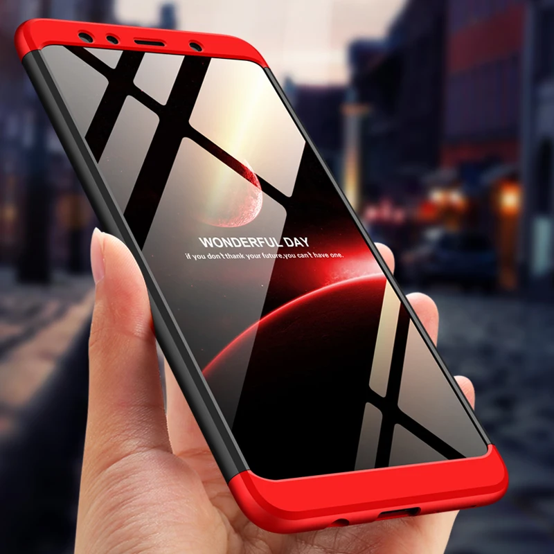 

Case For Samsung Galaxy A7 2018 Case 360 Full Protection 3IN1 Ultra Thin Hard PC Back Cover For Samsung A7 2018 Case A750 A750F