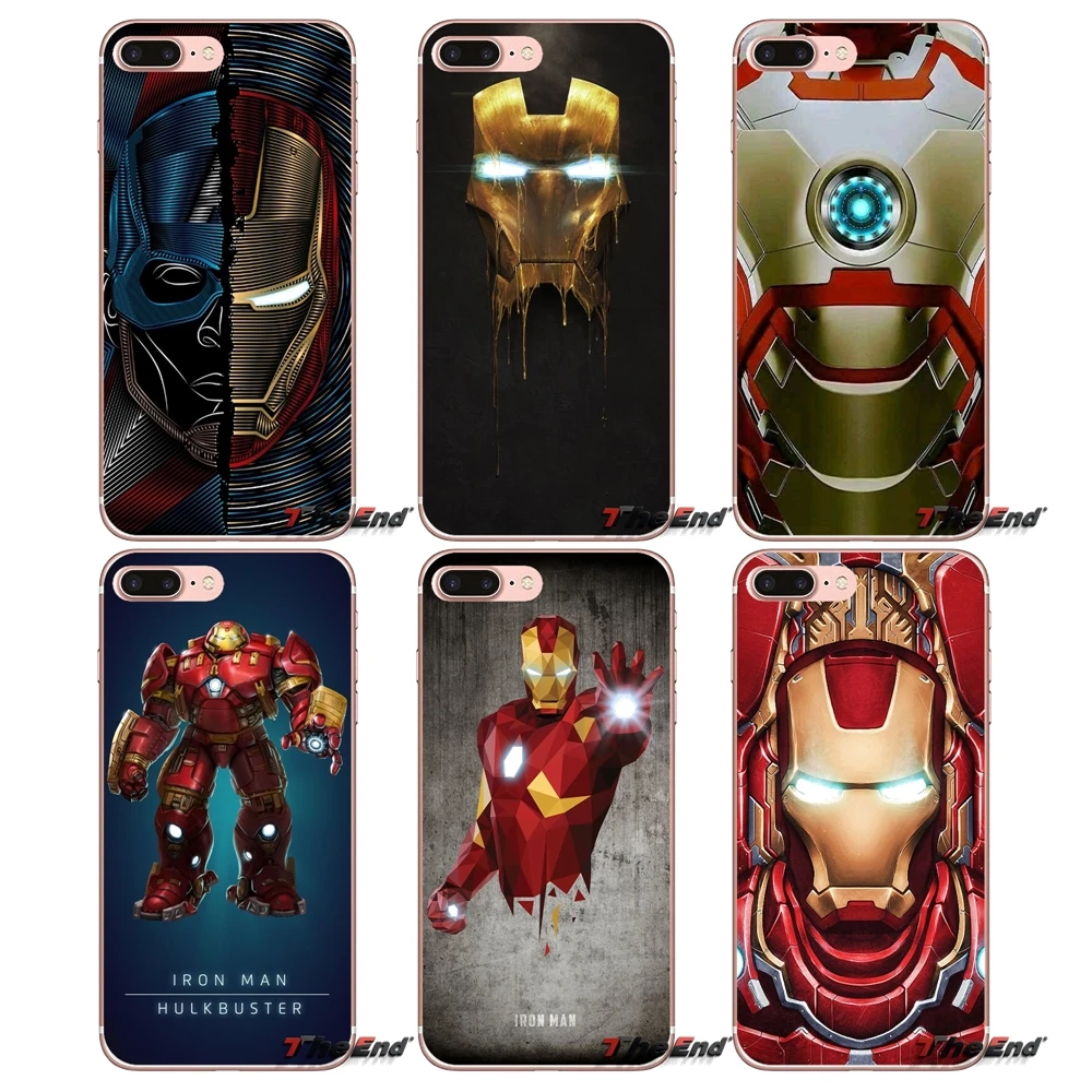 

Iron Man Robert Downey Jr For Xiaomi Mi6 Mi 6 A1 Max Mix 2 5X 6X Redmi Note 5 5A 4X 4A A4 4 3 Plus Pro TPU Transparent Cover Bag