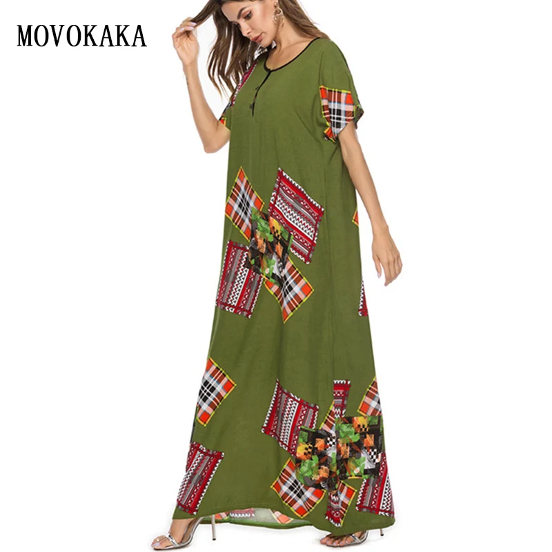 Новое модное винтажное платье распродажа длинных платьев женское элегантное зеленое летнее платье Вечерние с налокотниками, в стиле