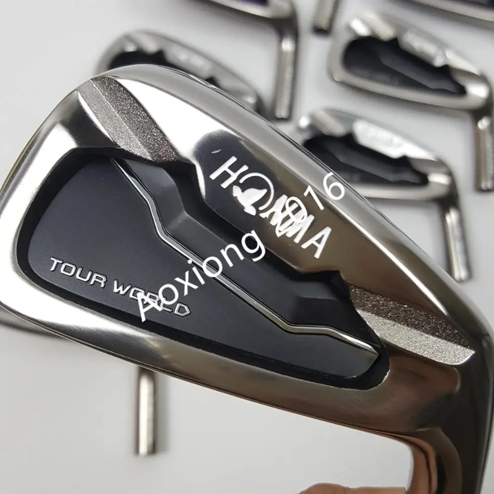 Утюги для гольфа HONMA Tour World TW737p iron group 4-11 S(9 шт.) черная голова стальной вал