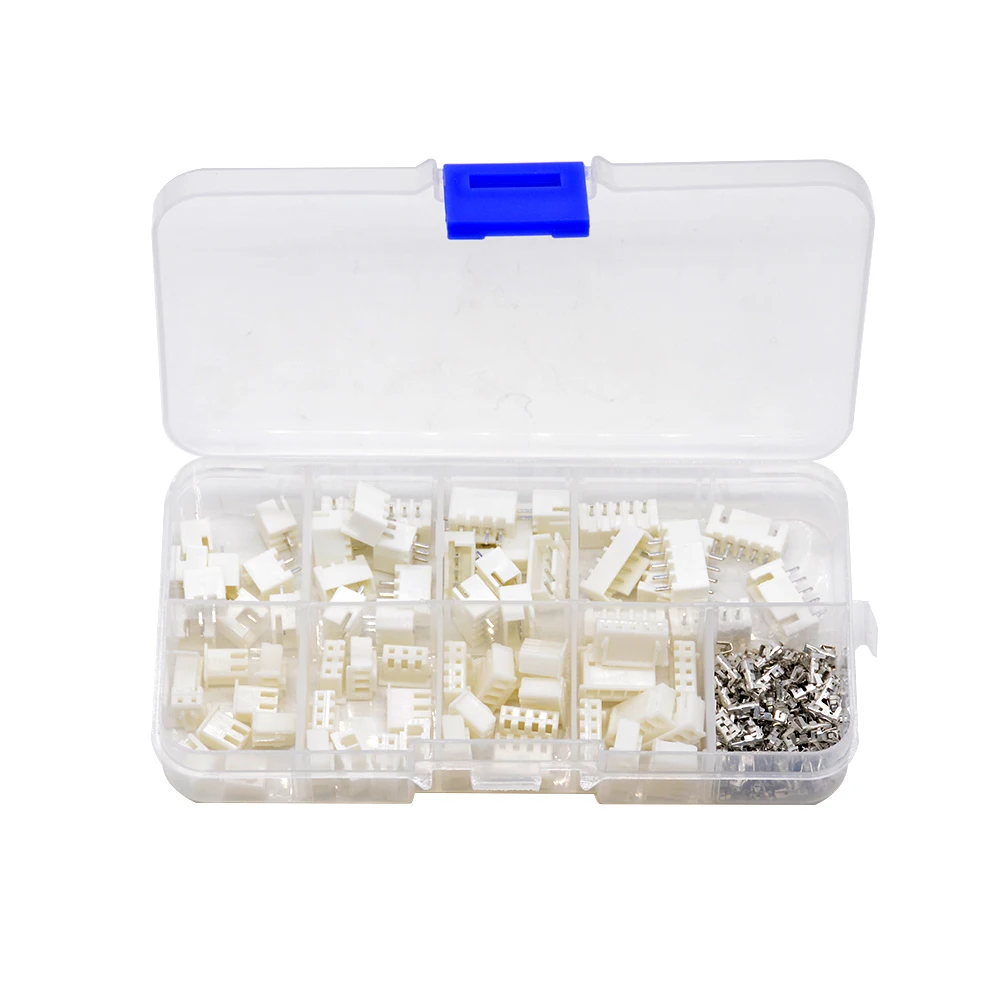 

230pcs/box XH 2.54 2p 3p 4p 5pin 2.54mm Pitch Terminal Kit / Housing / Pin Header JST Connector Wire Connectors Adapter XH Kits