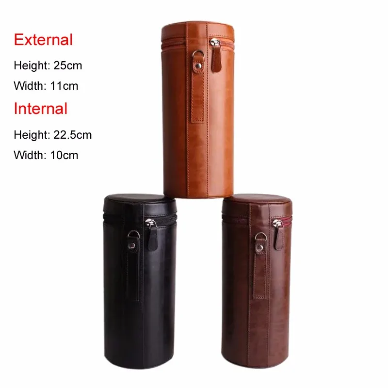 Горячая новинка большая сумка для объектива камеры PU чехол Canon Nikon Sony Pentax Leica Casio