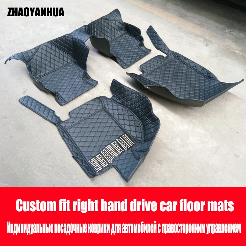 

ZHAOYANHUA car floor mats for Kia Cerato Forte K3 Rio 5D car-styling carpet rugs high quality anti slip case liners (2004-now)