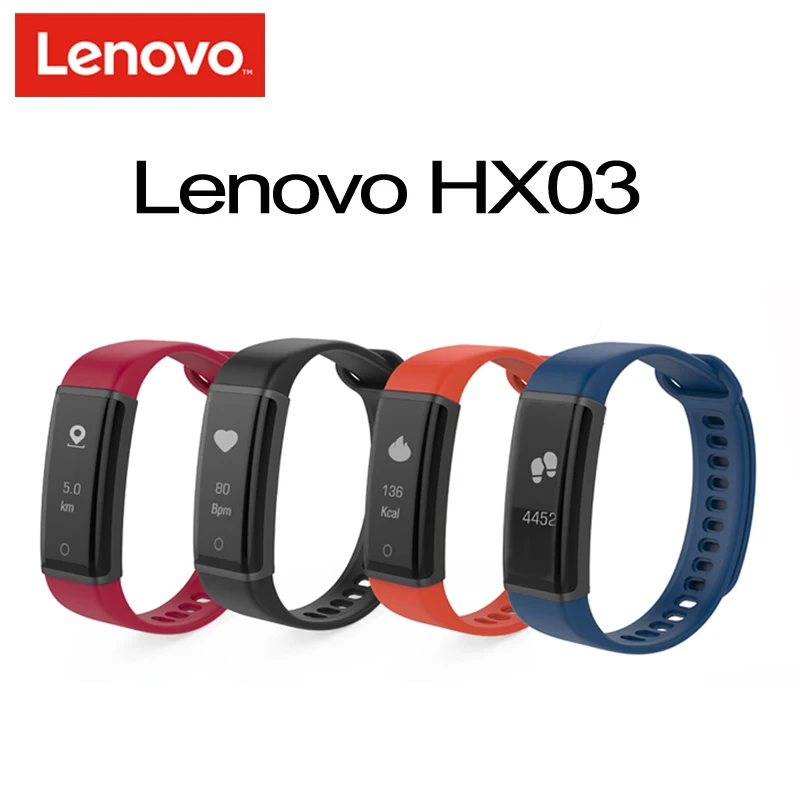 Lenovo HX03 новые умные часы умный Браслет монитор сердечного ритма шагомер фитнес