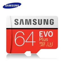 Original SAMSUNG Micro SD 64 u3 Memory Card 64GB Class10 TF Card C10 SDXC UHS-I EVO mini Microsd carte sd 64 gb Dropshipping