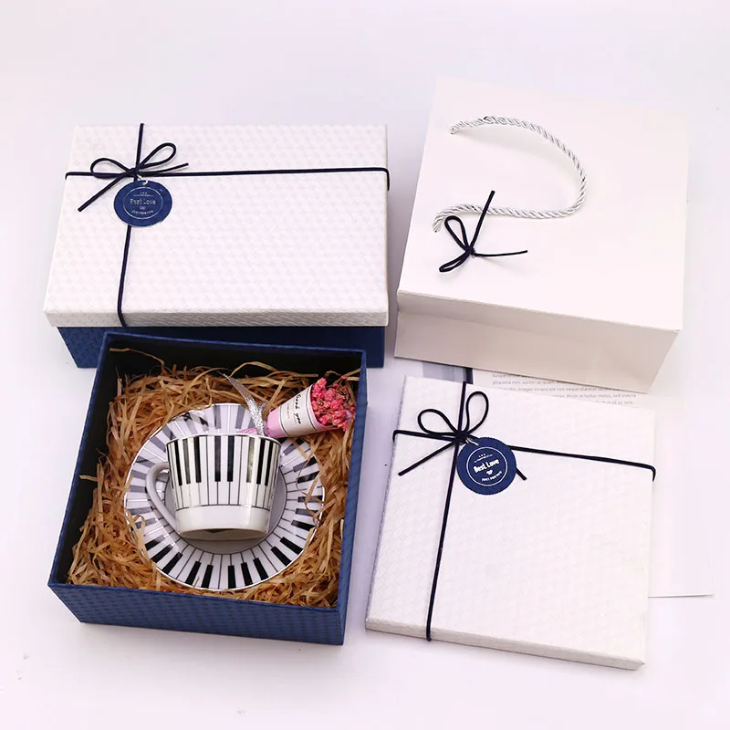 

2pc High Quality Cardboard DIY Gift Box Bag Paperboard Candy Cookie Box Gift Packaging Bag Luxury Wedding Boxes Party Supplies