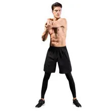 Для мужчин работает колготки спортивные длинные брюки сжатия Баскетбол тренажерный зал узкие леггинсы Фитнес профессиональная спортивная