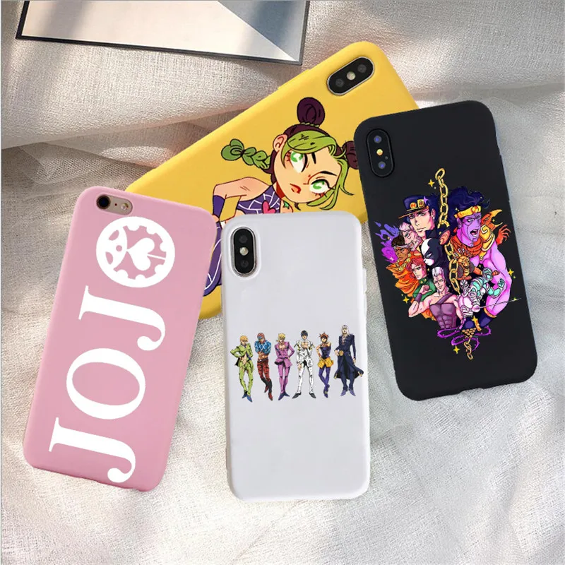 

JoJo bizarre Adventure killer queen Caso Telefone Capa Shell Para O iPhone Da iphone XR XS MAX X 8 Plus 7 alem de 6 sPlus 6 s 5