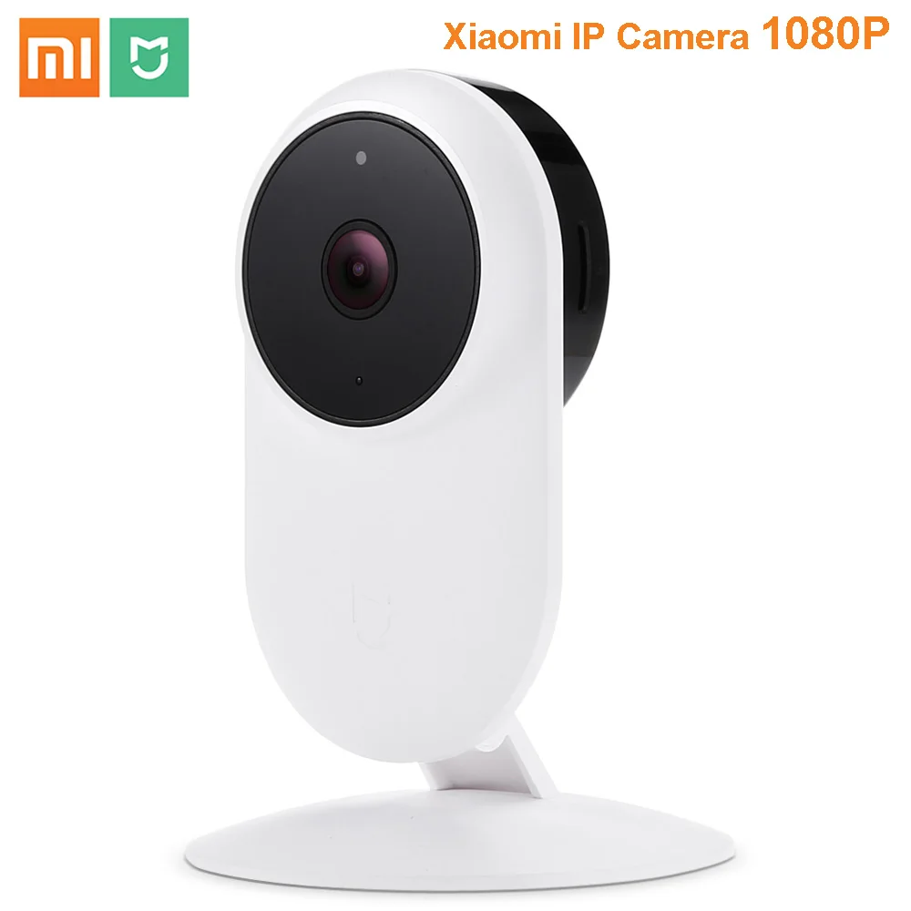 Xiaomi Mijia 1080P IP камера 130 градусов FOV ночное видение 2,4 ГГц двухдиапазонный WiFi Xiaomi домашний комплект монитор безопасности Поддержка SD карты