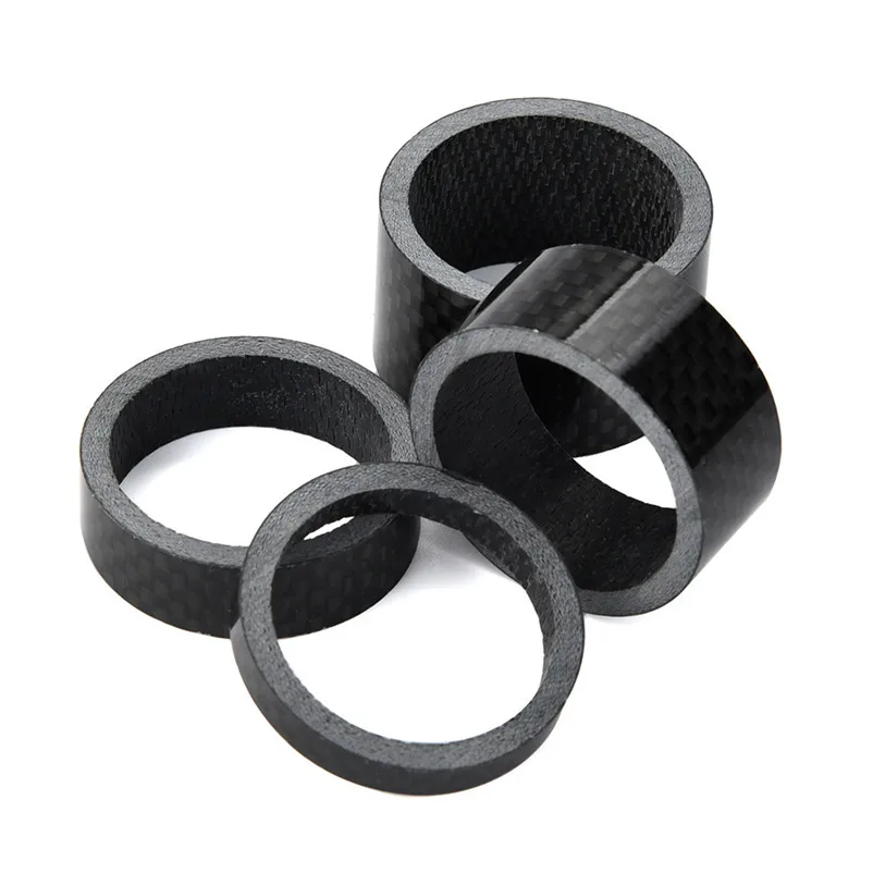 Bike washers 18inch Carbon Fiber Bike MTB Headset Stem 5101520MM Washer Spacer Set Kit Bicycle Protective #4S07 (1)