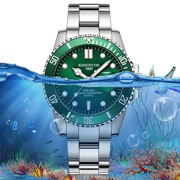

Fashion Top Luxury Brand Men's Solid Steel Belt Waterproof Calendar Watch Man Sport Watch Casual Quartz Wristwatch Mens Watch
