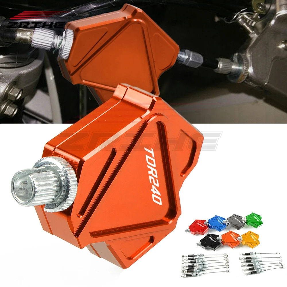 Dirtbike трюк сцепление тянуть кабель системы Мотоцикл аксессуары трюк клатч кабель Легкая система для Yamaha TDR240 TDR 240 1988-1990