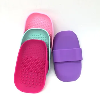 

Multi-color 1pcs Silicone Makeup Brush Cleaning Mat Cosmetic Brush Cleaner scrub Pad Makeup Brush Professional Washing pad Tools