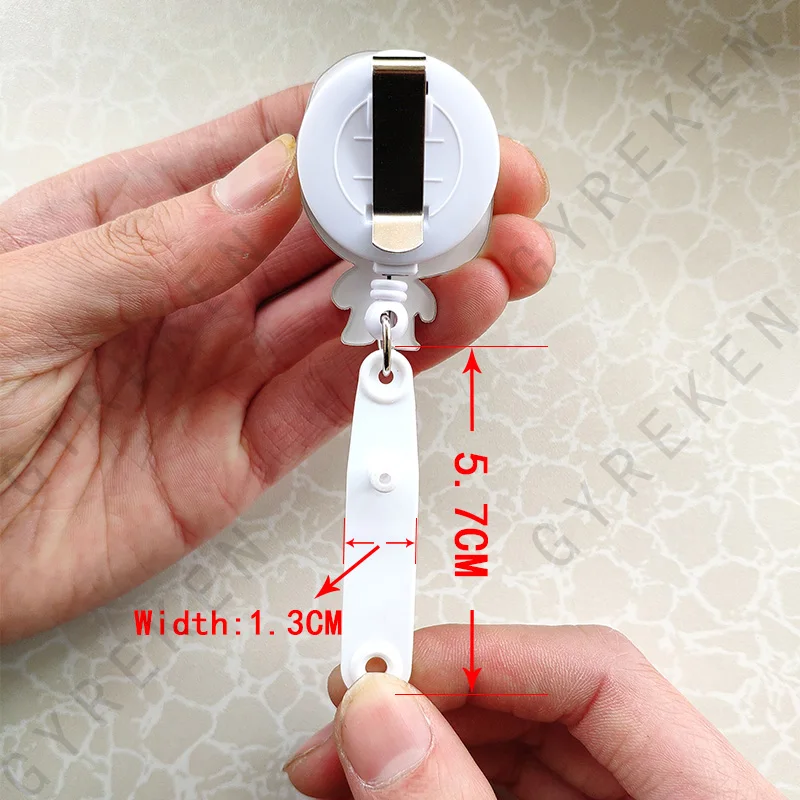 Acrylic Hero Nurse Cartoon Id Card Holder Retractable Id Badge Holder Badge Reel 2019 New Badge Clip Retractable for Work