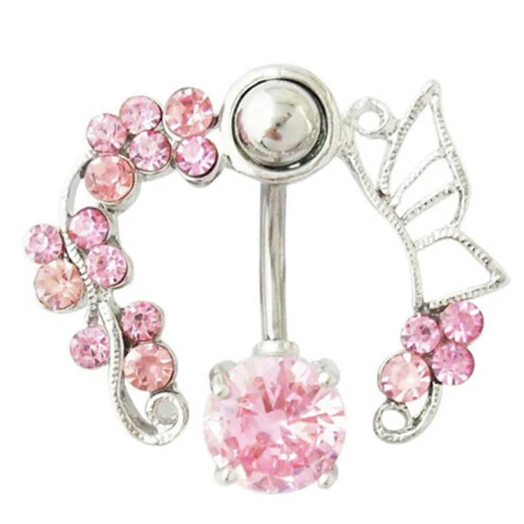 

Fashion Hollow Belly Button Rings Body Piercing Bars Piercings Navel Piercing Gothic Fine Jewelry Belly Button can dropshiping